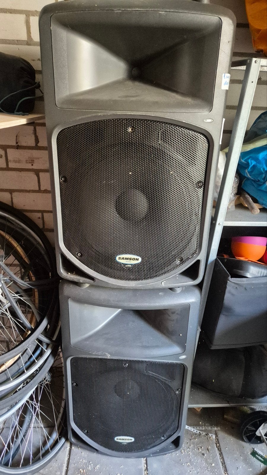 Samson DB500 Passieve Monitors (500W) - Tweeter defect, Ophalen, Gebruikt