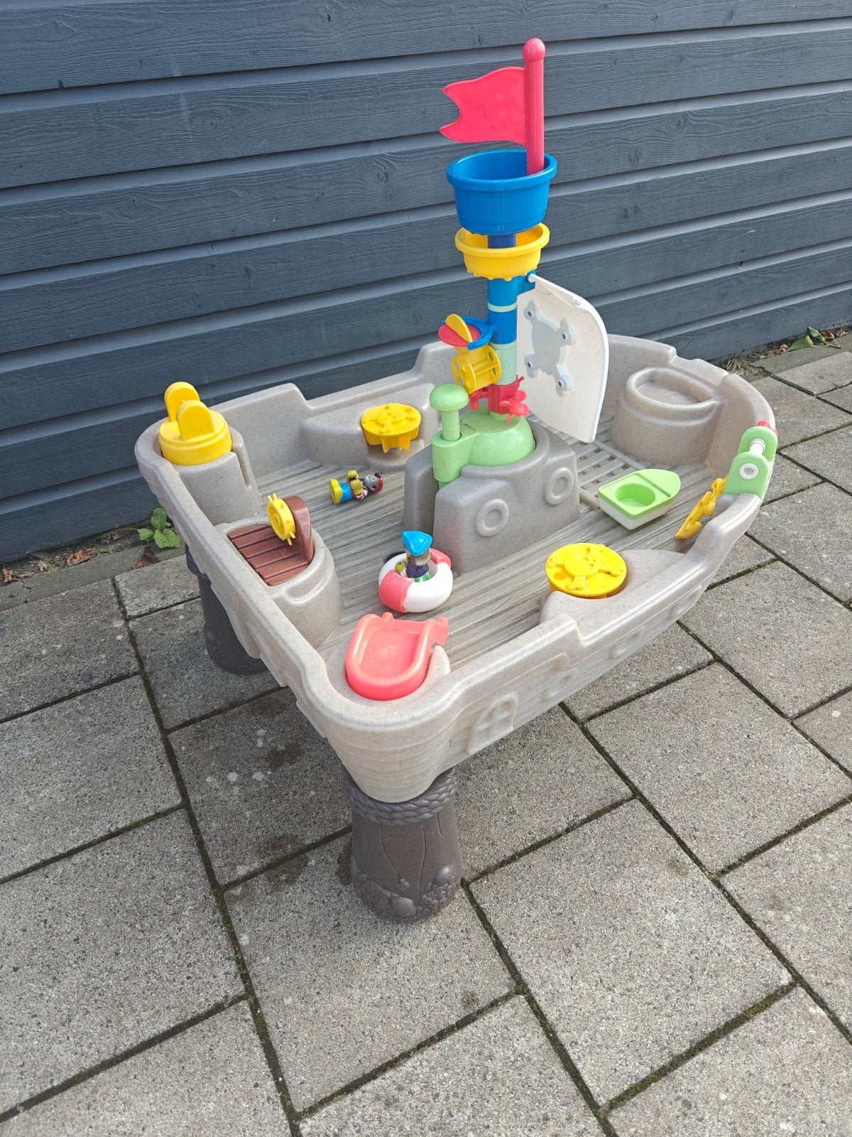 Gratis piratenboot watertafel, Ophalen, Gebruikt