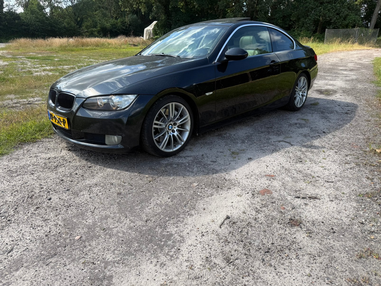 BMW 335i 2007 Zwart 335i coupe (iets werk), Auto's, BMW, Bedrijf, Benzine, Coupé, Geïmporteerd, Zwart, Ophalen