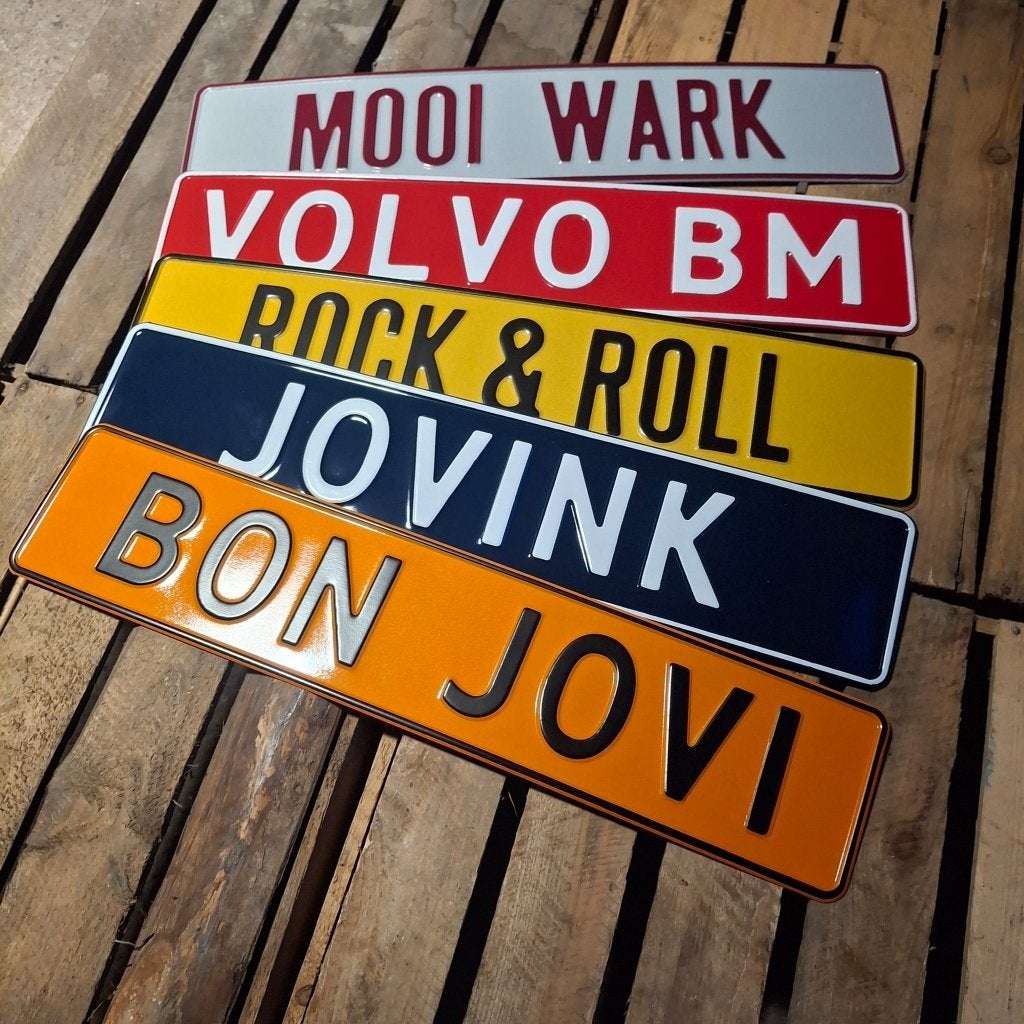 Jovink - Metalen nummerplaat, Nieuw, Ophalen of Verzenden