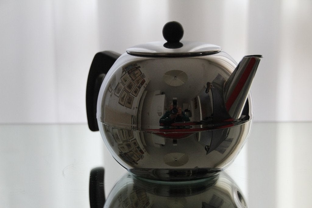 Dubbelwandige Bredemeijer theepot, Ophalen, Gebruikt