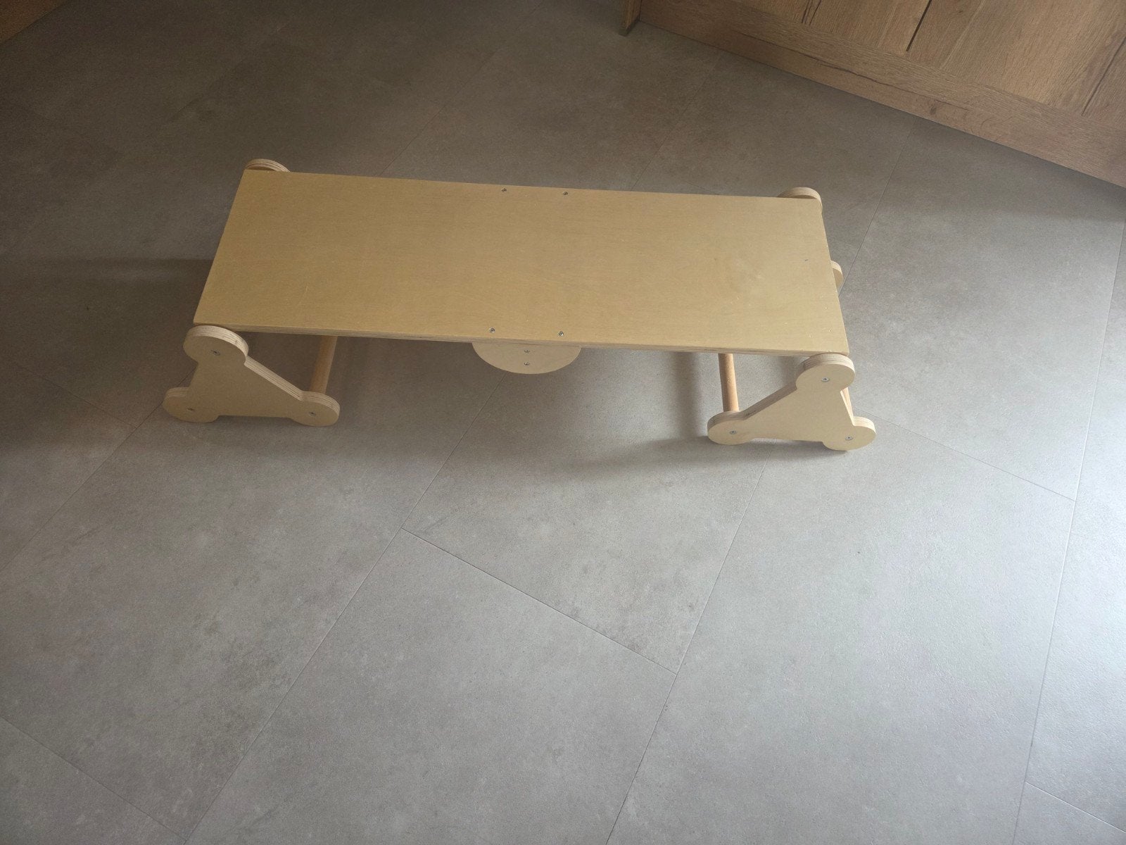 Houten Balanceerbord / Evenwichtsbord, Ophalen, Gebruikt
