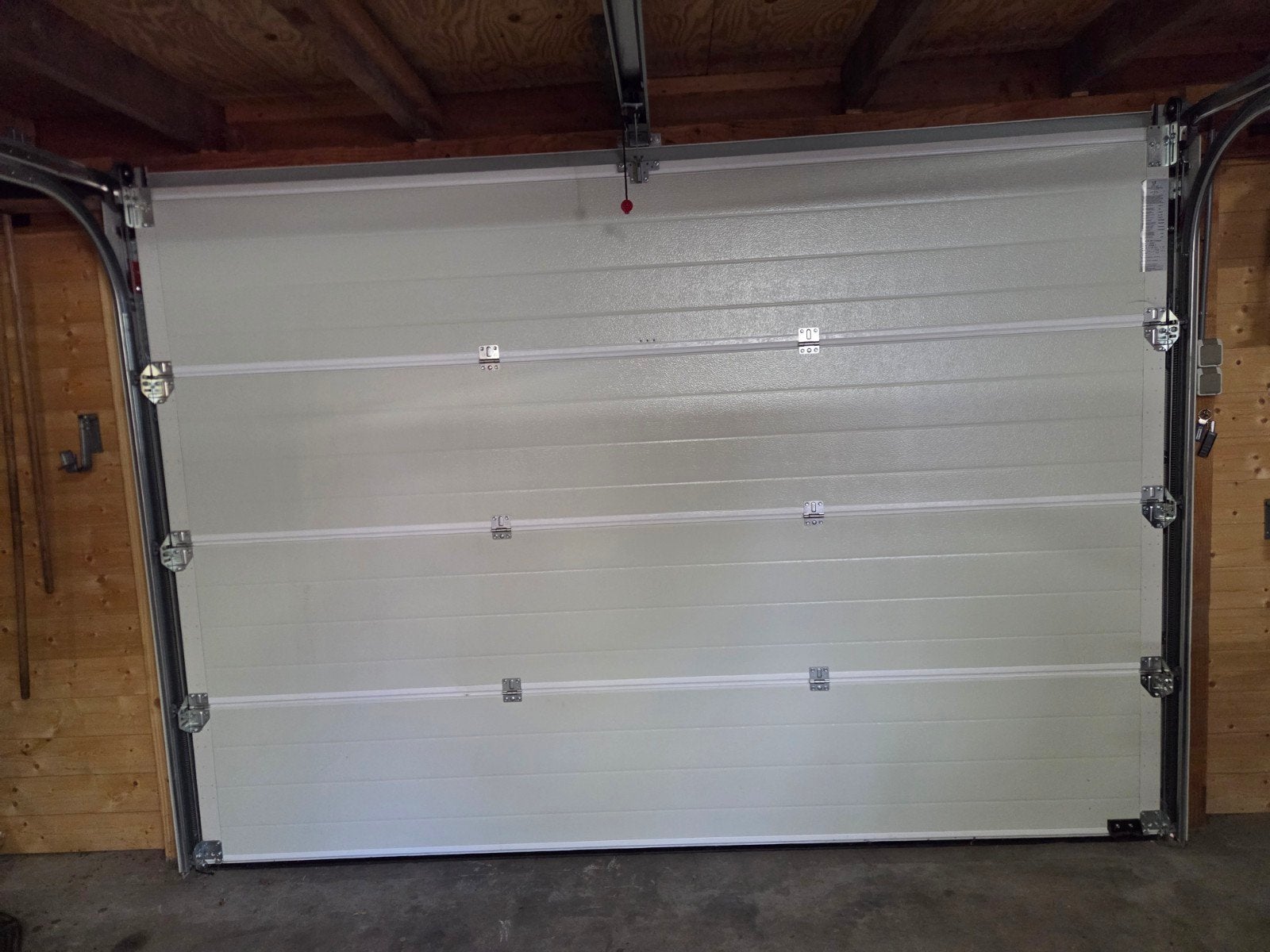 Elektrische garagedeur 3.0 x 2.0 m met afstandsbediening, Gebruikt, Garagedeur, Ophalen of Verzenden, 120 cm of meer