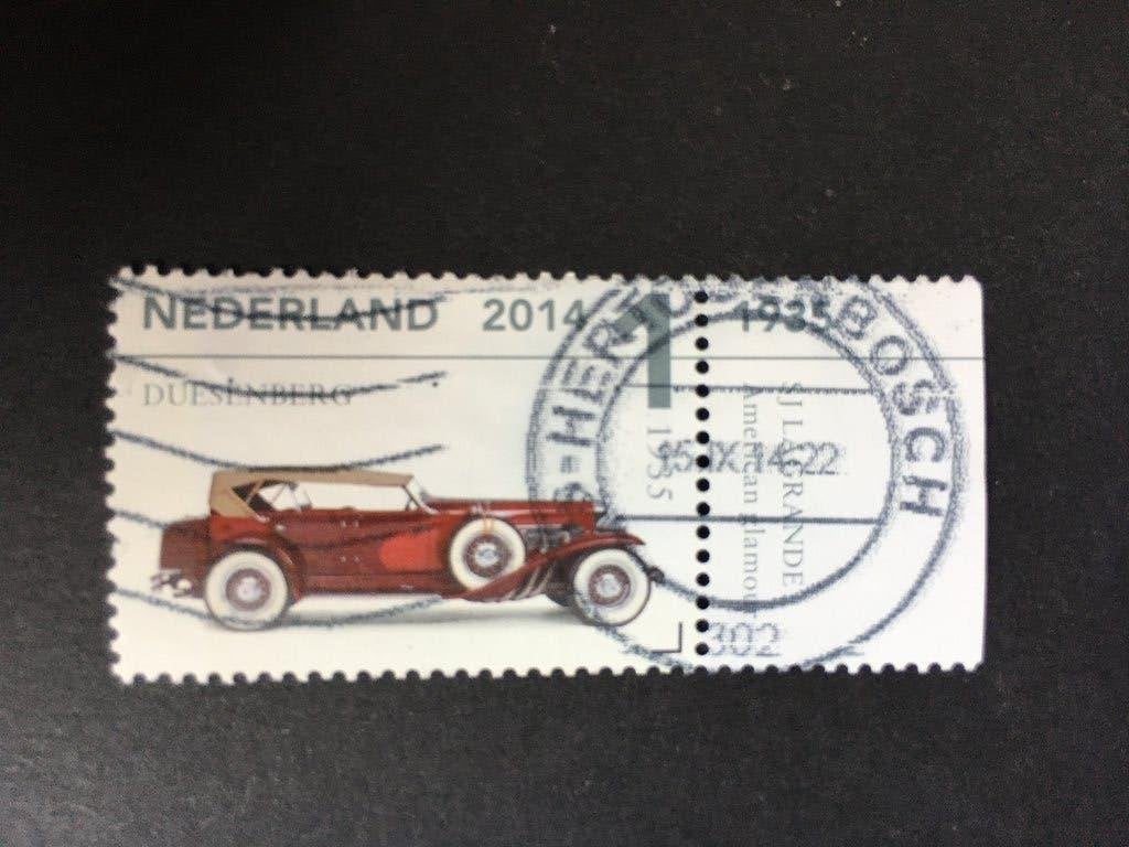 JLI 2652 Neder 2014 NVPH 3160 Louwman, Duesenberg gestempeld, Ophalen of Verzenden, Na 1940, Gestempeld