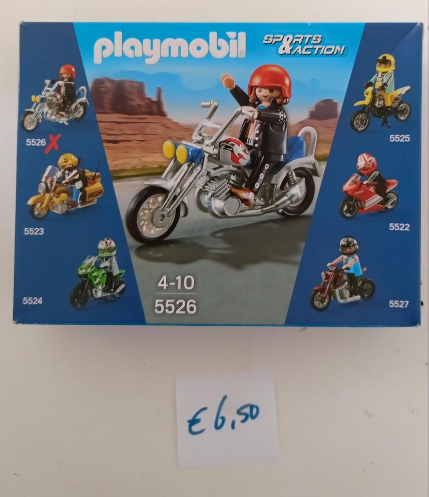Playmobil motors 5117, 5118, 5526, 5527, Ophalen of Verzenden, Zo goed als nieuw