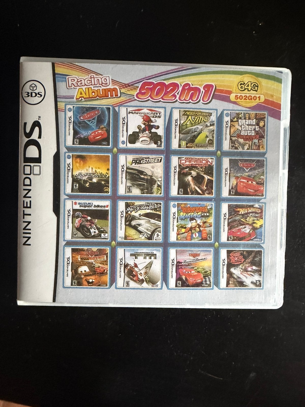 502 in 1 Racing Album Nintendo DS/3DS Game Cartridge, Spelcomputers en Games, Games | Nintendo DS, Nintendo, Nintendo, Nintendo