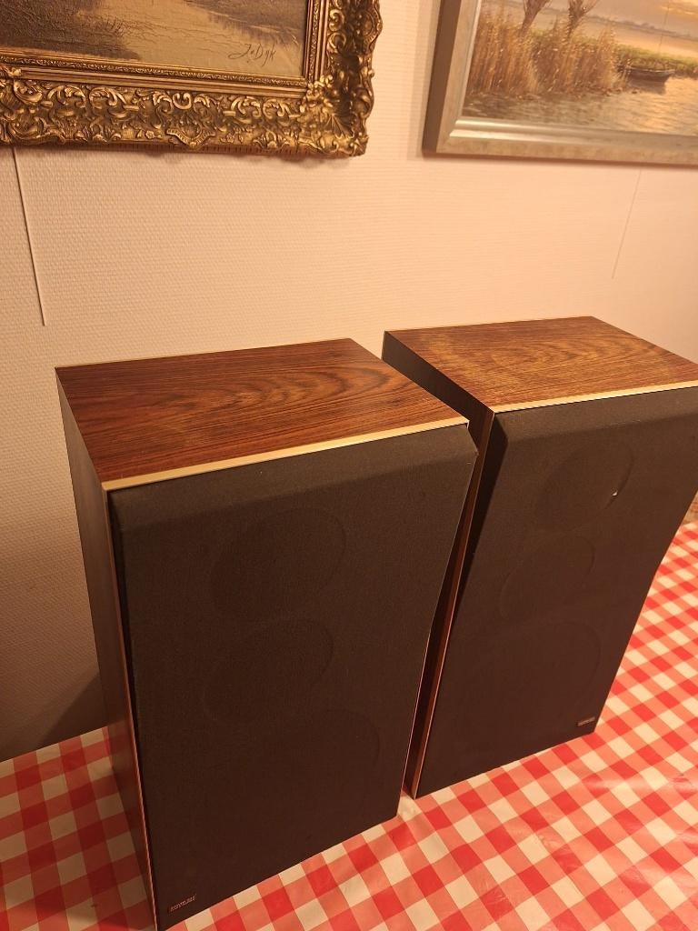 Bang&Olufsen Beovox S45-2 Vintage Speakers, Audio, Tv en Foto, Gebruikt, 60 tot 120 watt, Front, Rear of Stereo speakers, Ophalen