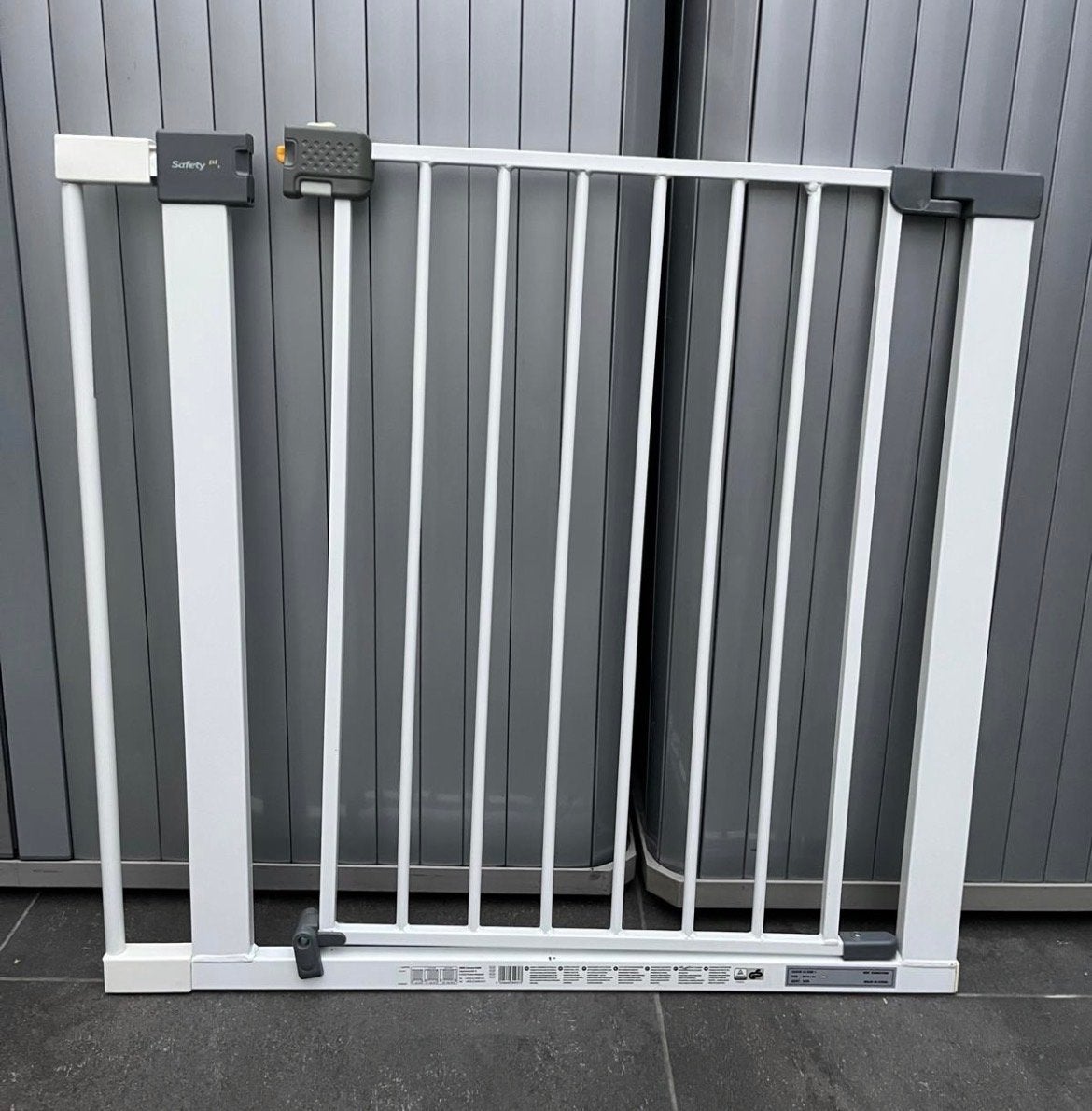 Safety 1st Easy Close Metal Traphekje Wit, Gebruikt, 100 tot 115 cm, Ophalen of Verzenden, Klemhekje