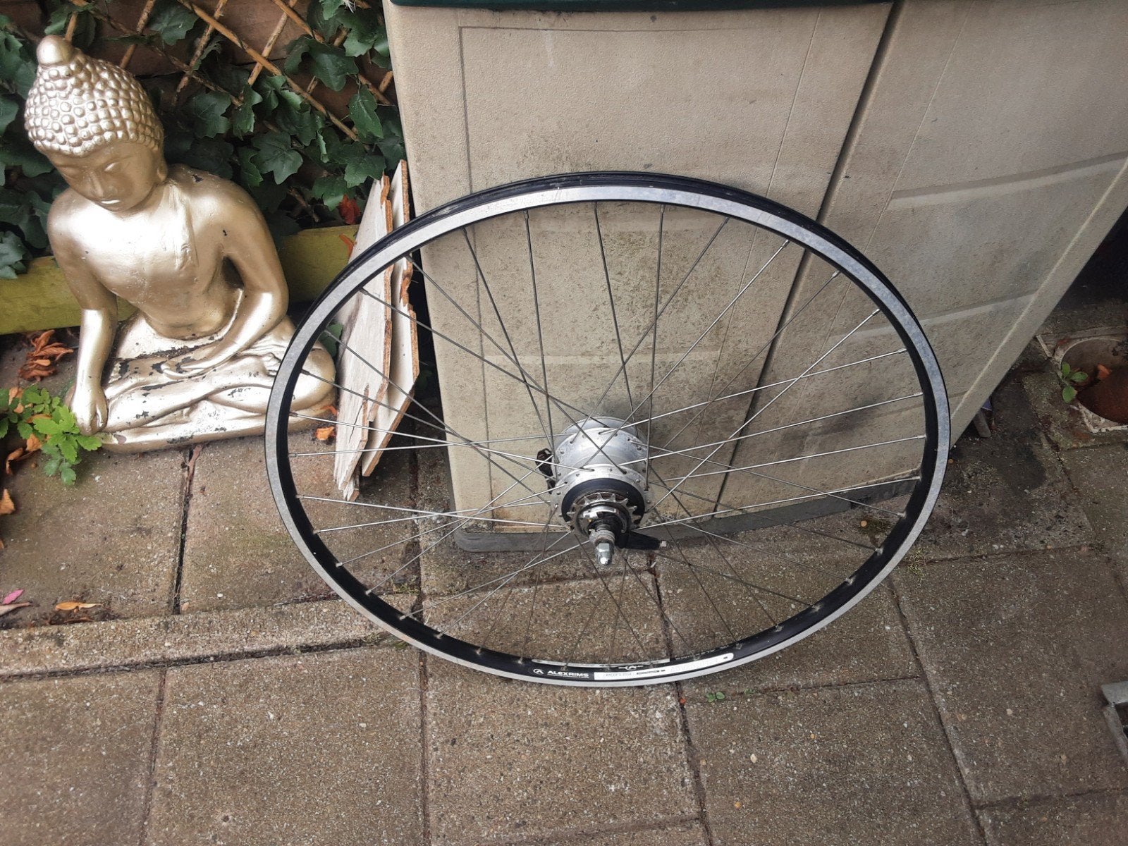 28 inch shimano nexus achterwiel, 7 speed,rollerbrake rem, Ophalen of Verzenden, Zo goed als nieuw, Shimano Nexus