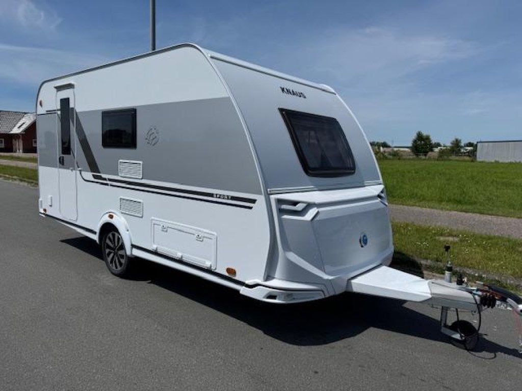 Knaus Sport 420 QD, Caravans en Kamperen, Caravans, Ringverwarming, Bedrijf, Treinzit, 750 - 1000 kg