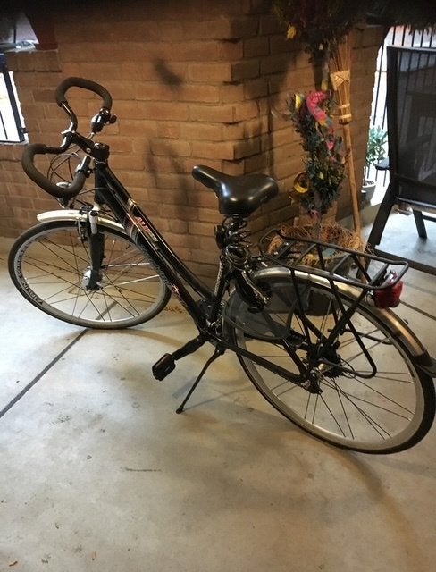 Fiets, Fietsen en Brommers, Fietsen | Dames | Damesfietsen, Gebruikt, Velgrem, 47 tot 50 cm, Versnellingen