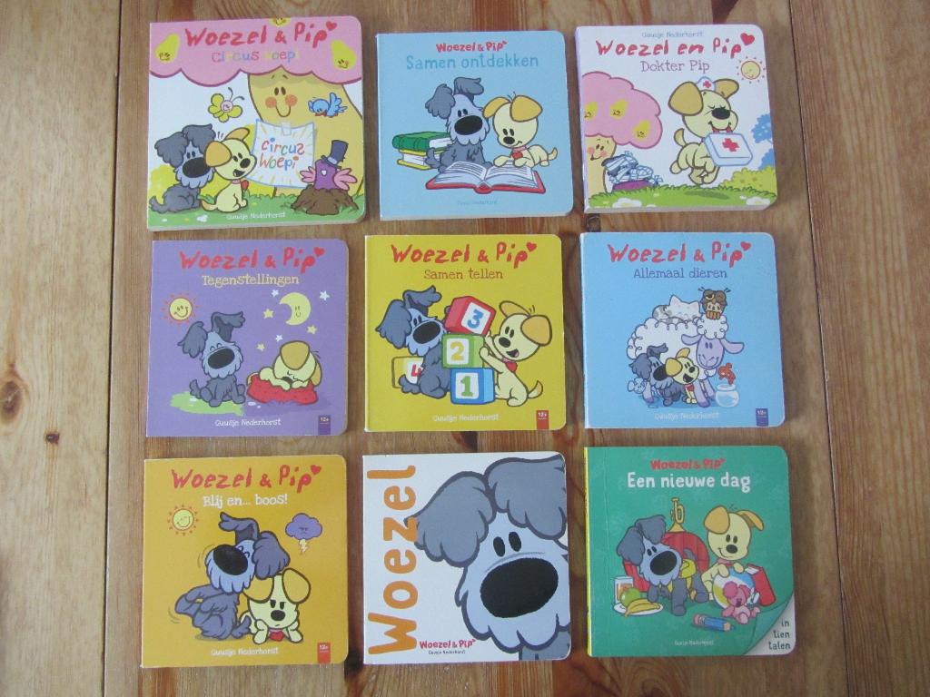 Kartonboekjes Woezel en Pip, Ophalen of Verzenden, Zo goed als nieuw, 1 tot 2 jaar