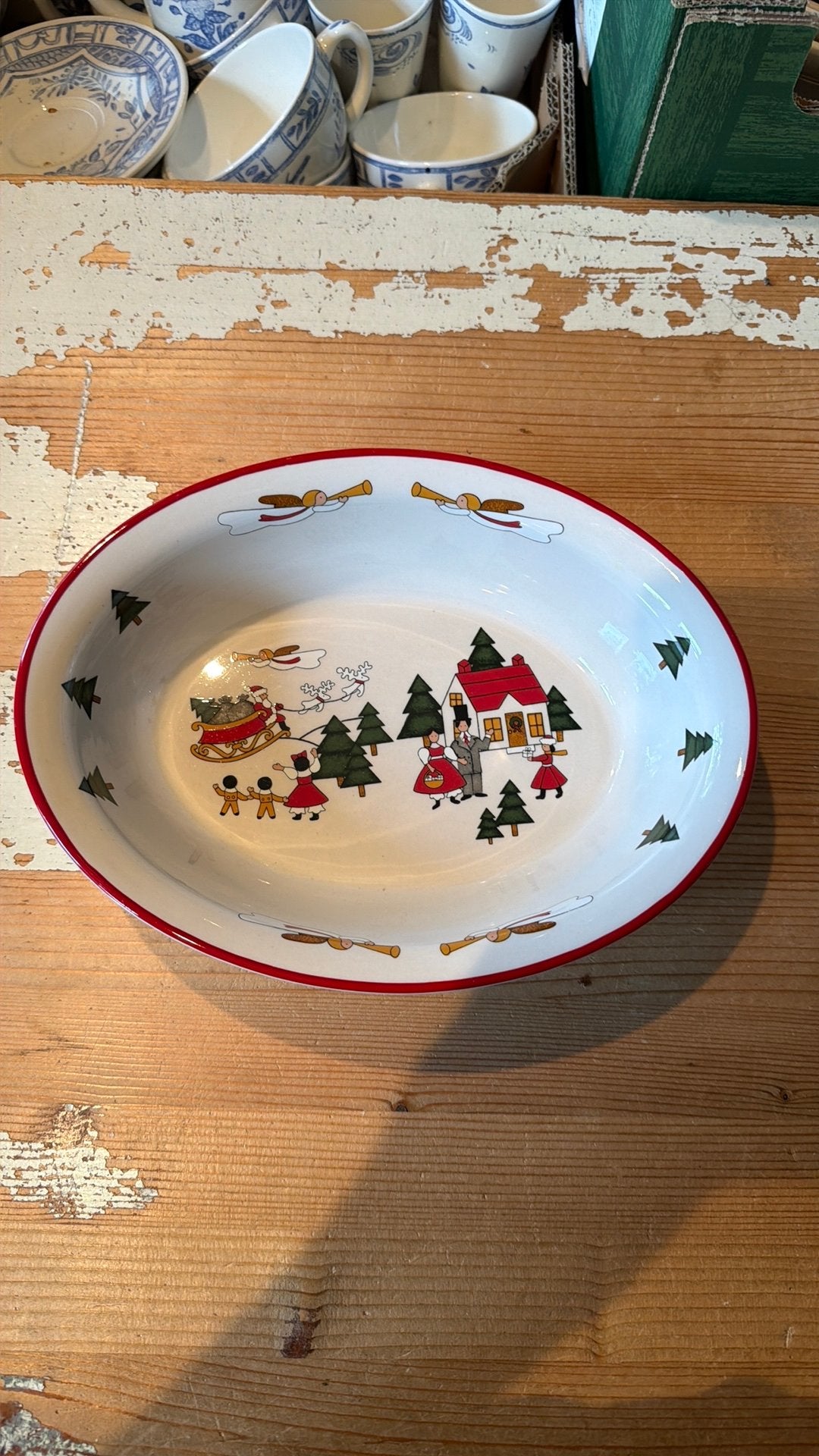 Mason’s CHRISTMAS VILLAGE ovenschaal, Ophalen of Verzenden