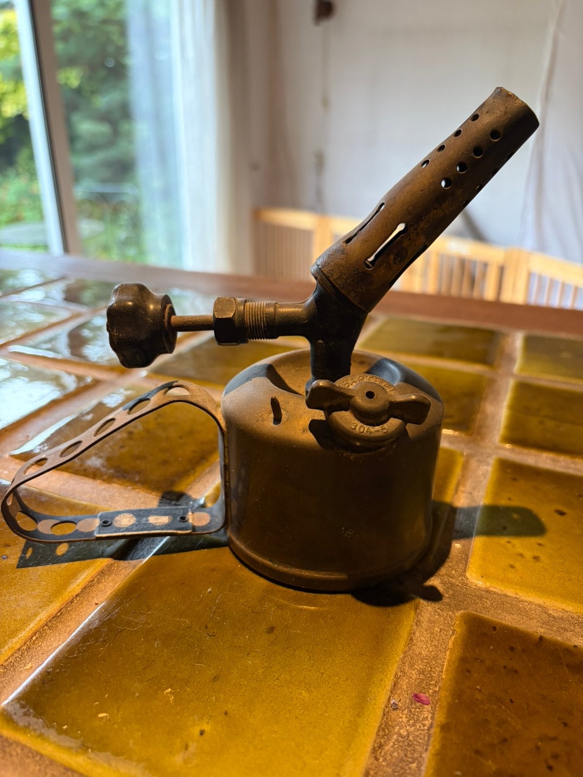 Antieke messing soldeerbrander, Ophalen of Verzenden