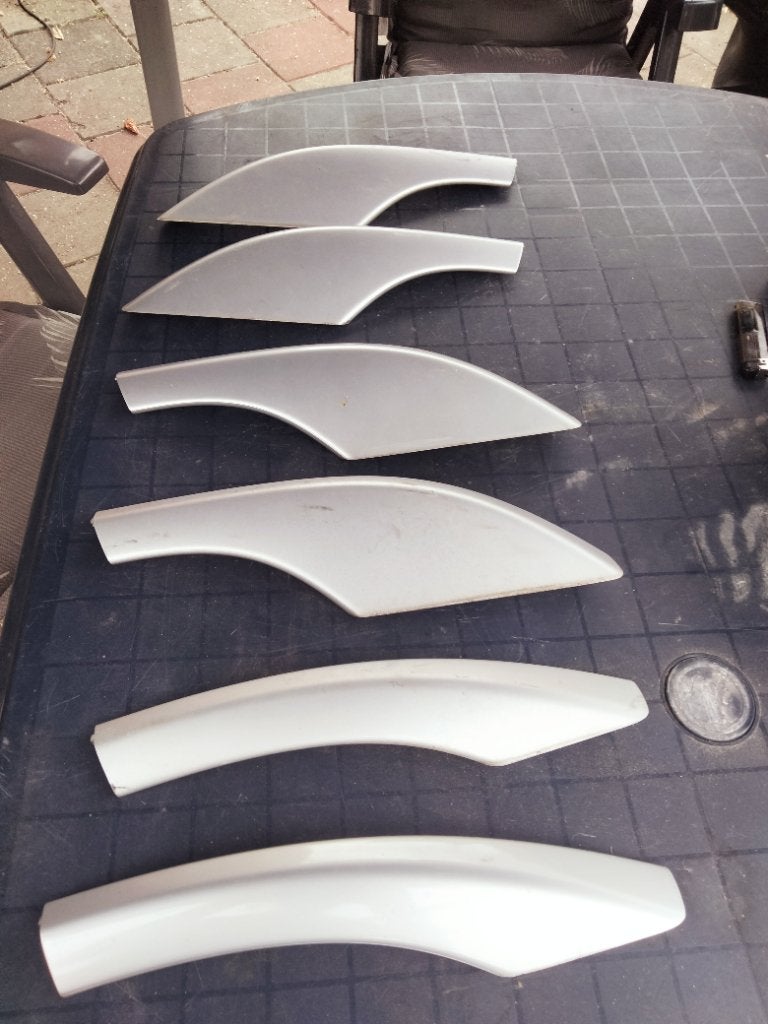 Te koop afdek kapjes dakrail Vw Polo Cross, Ophalen of Verzenden, Gebruikt