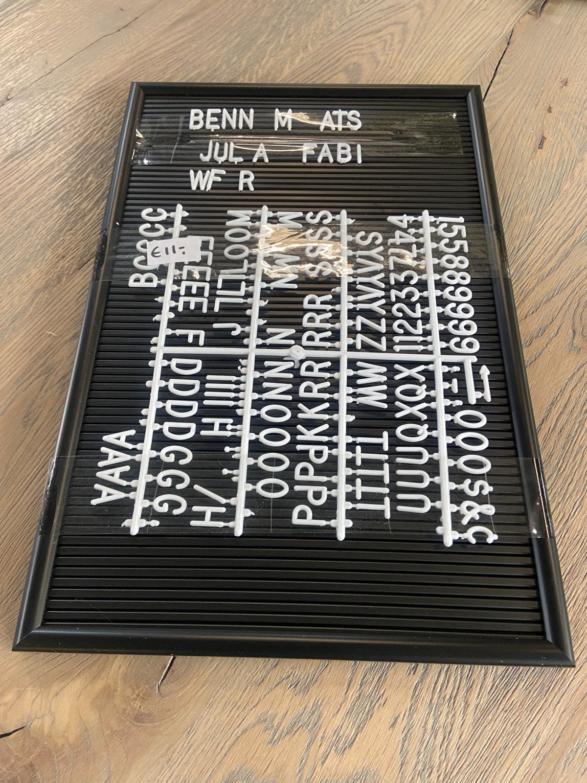 Letterbord, Ophalen, Nieuw, Nb, Relaxdays