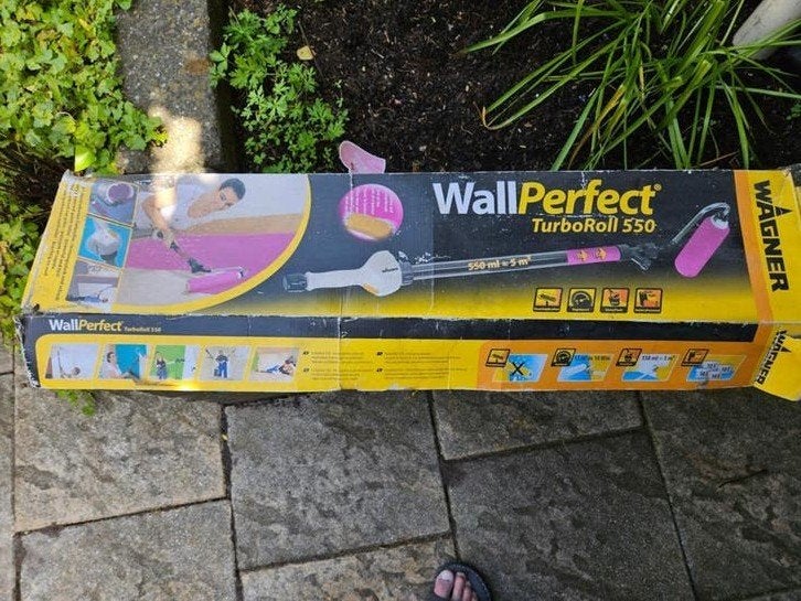 Wagner WallPerfect TurboRoll 550 Verfroller, Doe-het-zelf en Verbouw, Schildersmaterialen, Ophalen of Verzenden