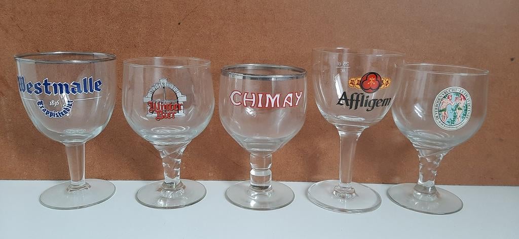 Mooie bierglazen, Verzamelen, Biermerken, Ophalen of Verzenden, Zo goed als nieuw, Glas of Glazen, Overige merken