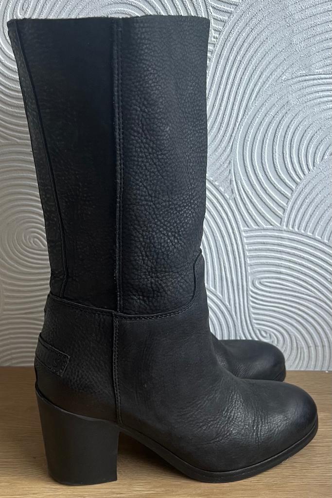 Shabbies. Mt 38 1/2., Shabbies Amsterdam, Zwart, Lage of Enkellaarzen, Ophalen of Verzenden