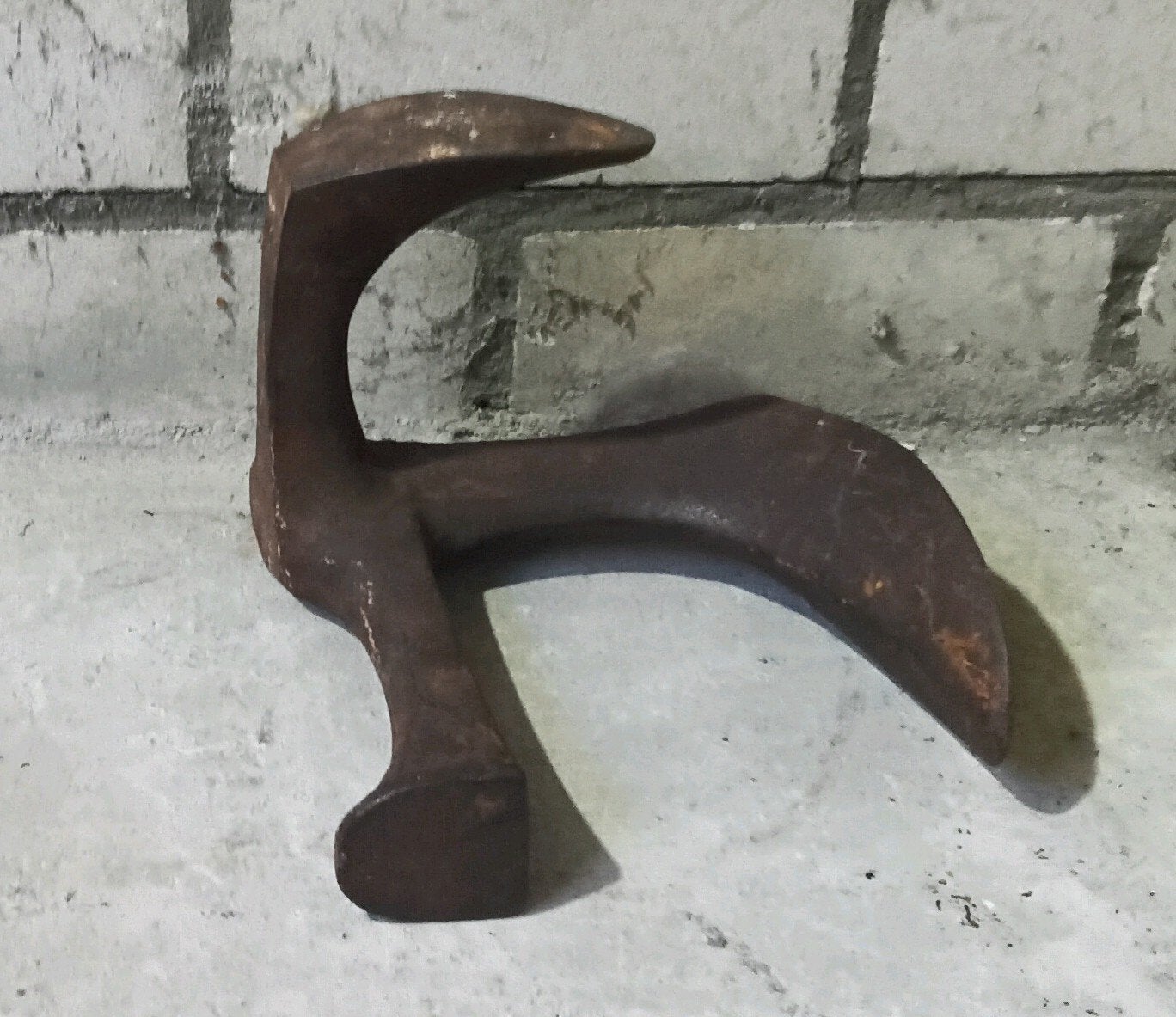 Antieke Schoenleest - Decoratief Gietijzer, Antiek en Kunst, Ophalen of Verzenden