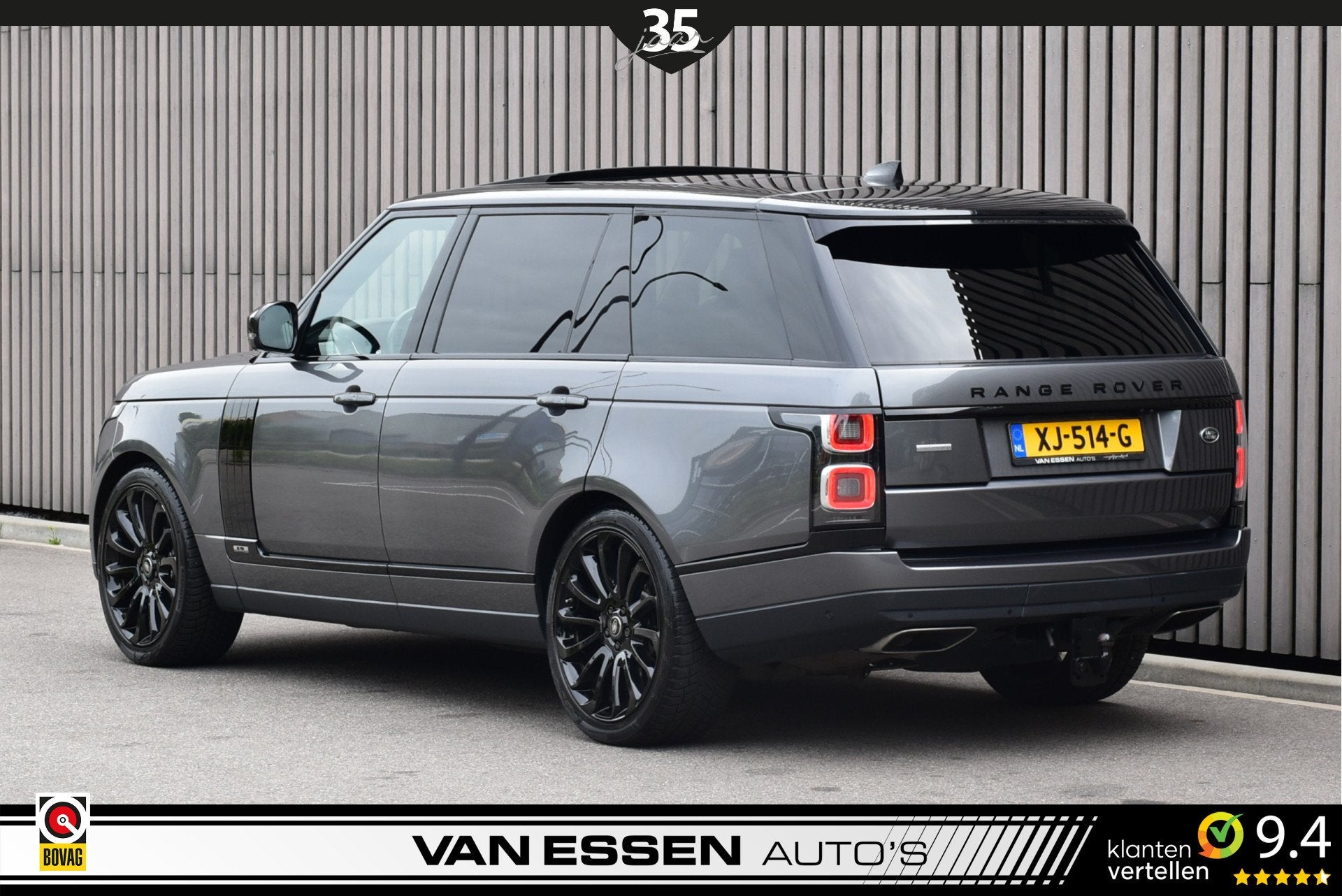 Land Rover Range Rover 2.0 P400e LWB Autobiography Pano Mass, Auto's, Automaat, 404 pk, Gebruikt, Euro 6
