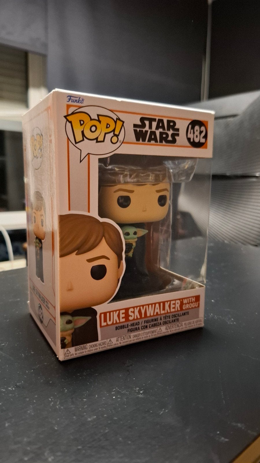 Funko Pop! Star Wars Luke Skywalker met Grogu #482, Verzamelen, Ophalen of Verzenden, Zo goed als nieuw