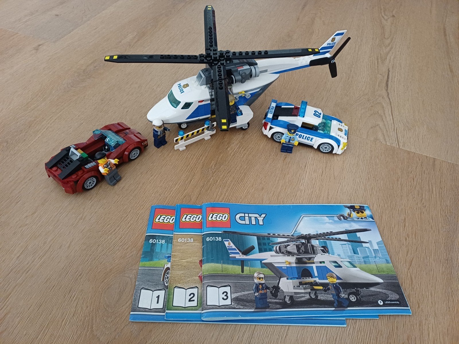 LEGO City Politiehelikopter en sportwagen (60138), Kinderen en Baby's, Speelgoed | Duplo en Lego, Compleet, City, Lego, Ophalen of Verzenden