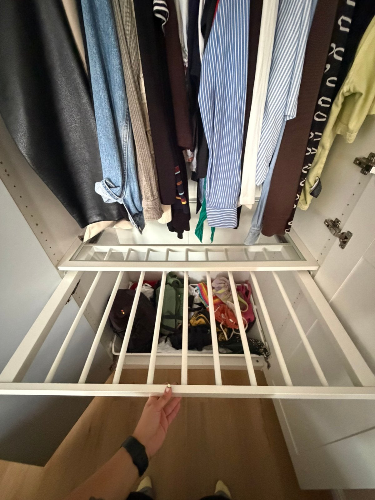 IKEA uitrekbare broekhanger | KOMPLEMENT, Ophalen, 50 tot 100 cm, Zo goed als nieuw, Minder dan 100 cm