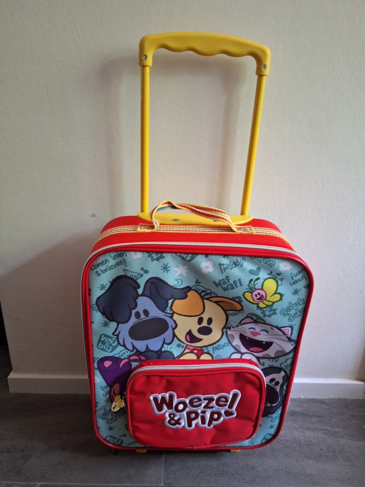 woezel en Pip trolley, Ophalen, Gebruikt, Overige materialen, Wieltjes