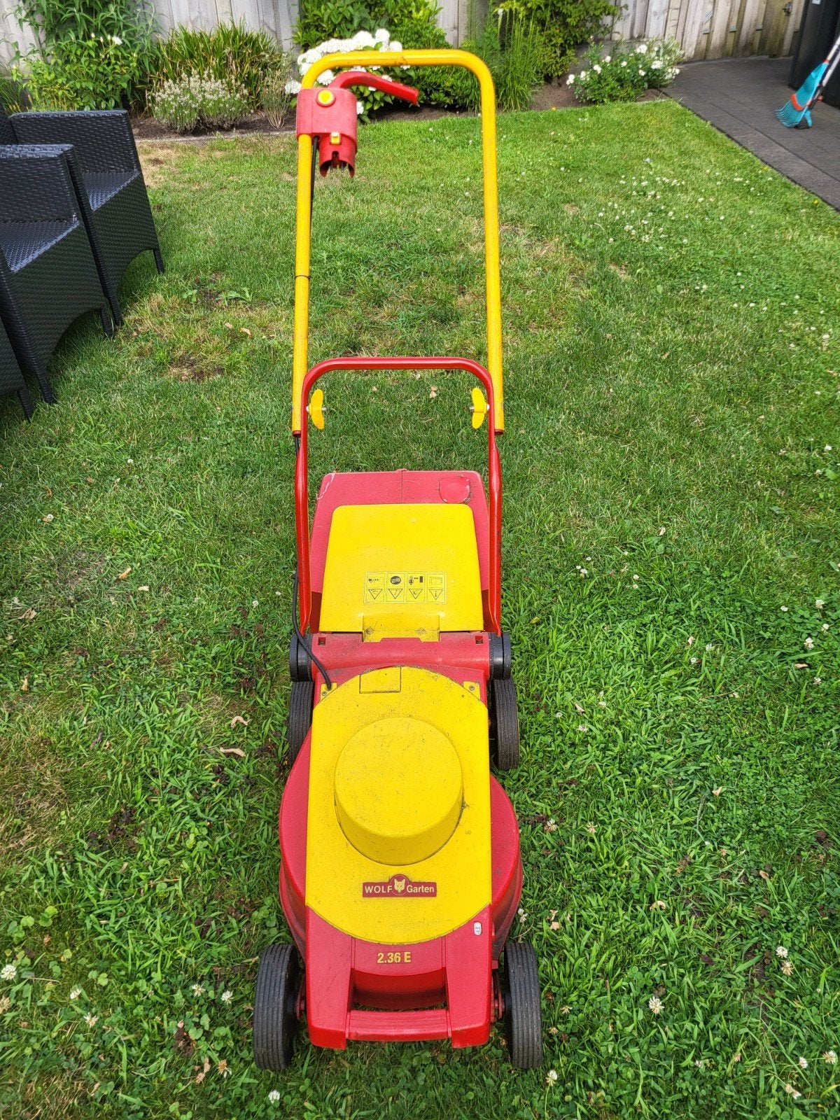 Wolf Grasmaaier, Tuin en Terras, Ophalen, Gebruikt, 30 t/m 39 cm, Wolf