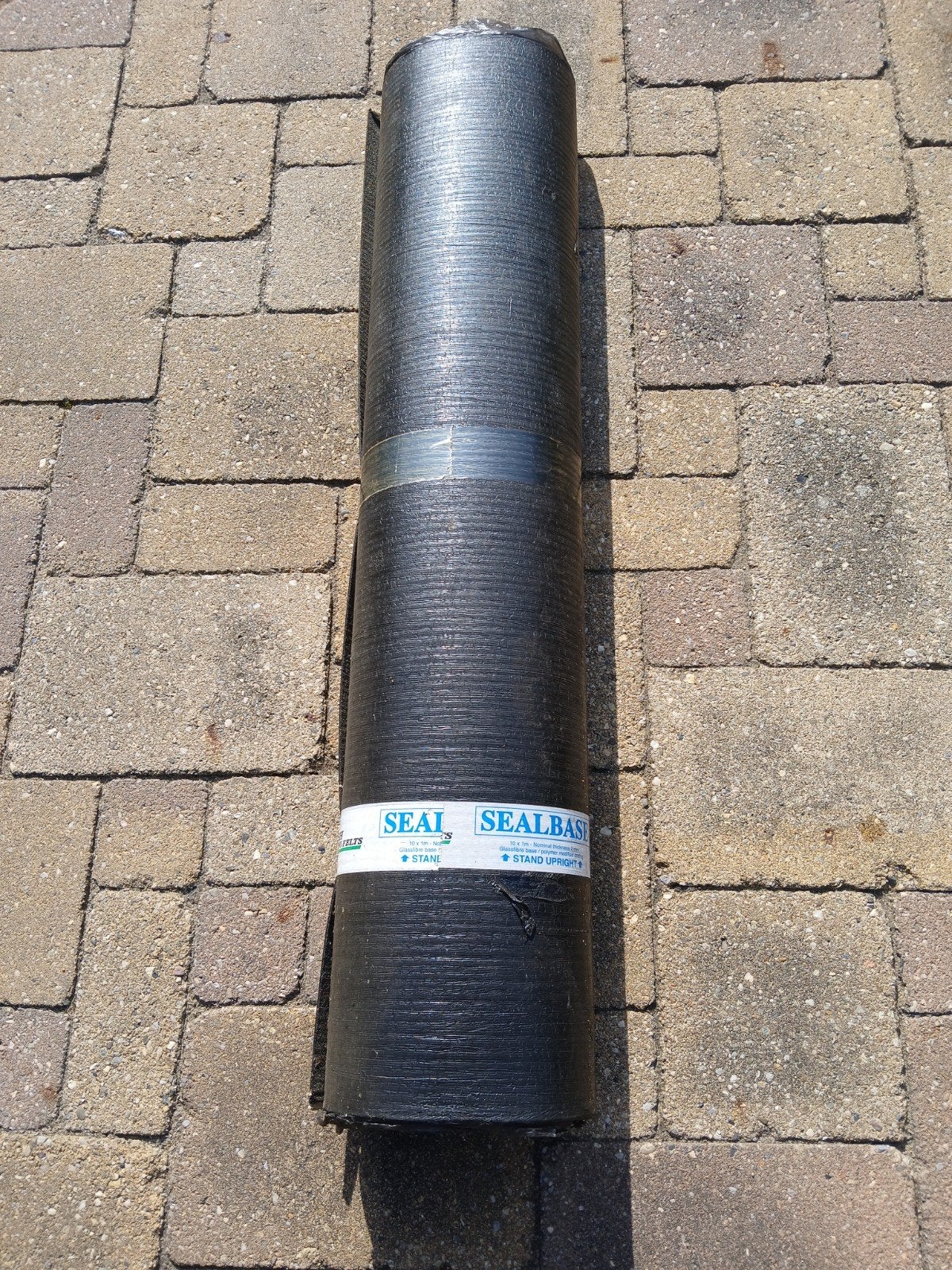 Rol Bitumen / Brandrol (10x1m) – Voor palen, fundering hobby, Ophalen, Overige materialen, Zwart, Nieuw