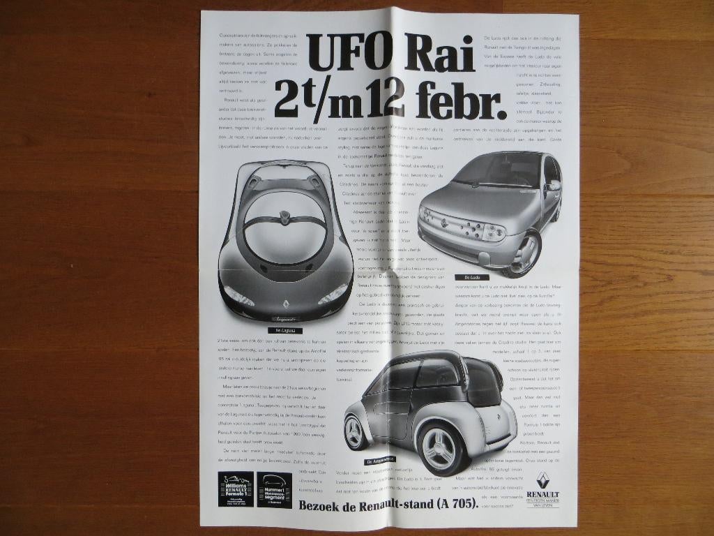 Renault Clio – Ufo RAI (1995), Ophalen of Verzenden, Nieuw, Renault