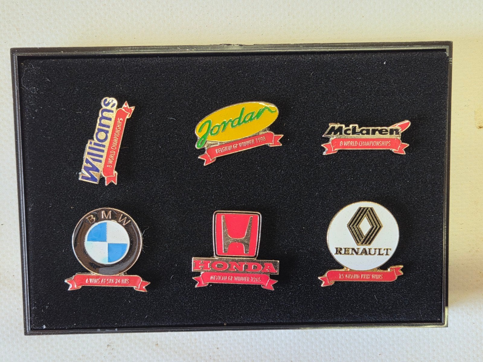Set van 6 Formule 1 en automerk pins, Ophalen of Verzenden
