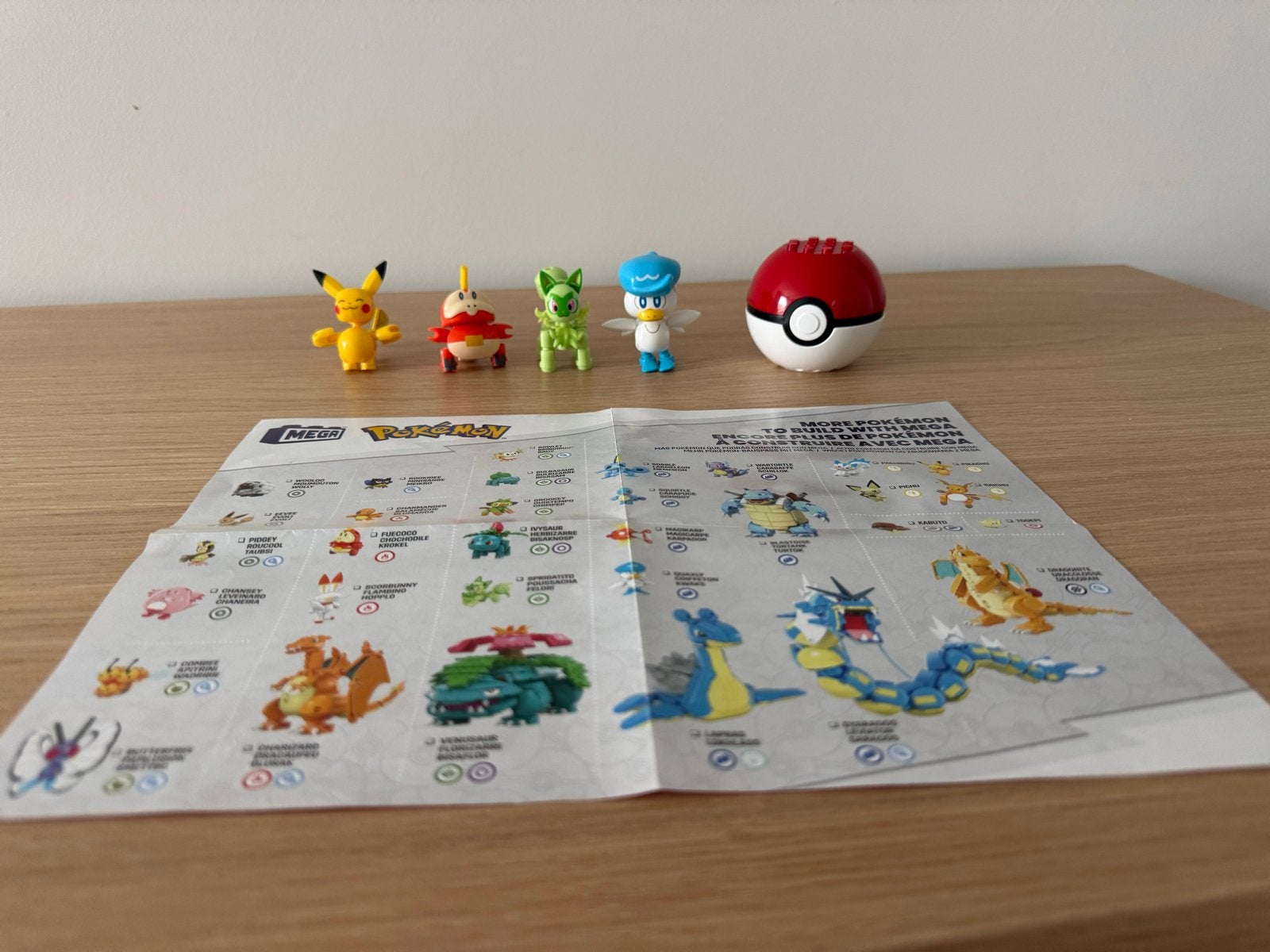 Mega Construx Pokémon Figuren Set met Pokébal, Ophalen of Verzenden, Zo goed als nieuw