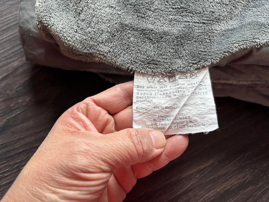 Verzwaringsdeken 8 kg met wasbare hoes - Zo goed als nieuw, Ophalen, Eenpersoons, Grijs, Deken of Dekbed