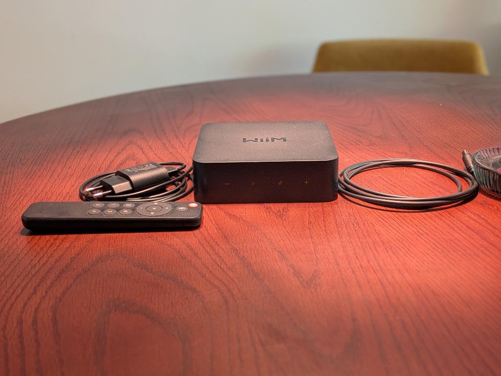 Wiim Pro Plus inc. originele afstandsbediening, Ophalen, Zo goed als nieuw, Optische audio, Zonder harde schijf