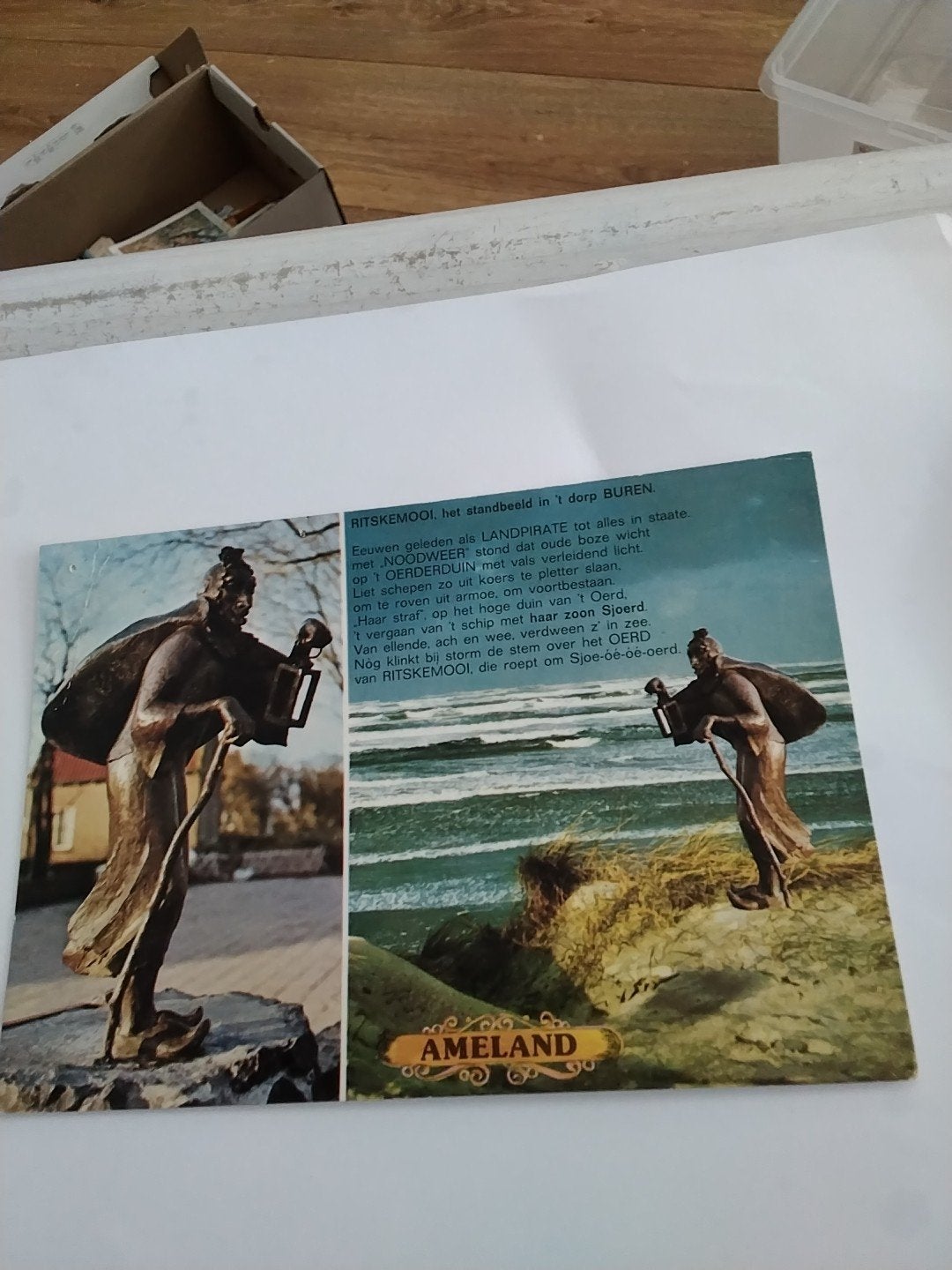AMELAND / RITSKEMOOI HET STANDBEELD IN 'T DORP BUREN, Ophalen of Verzenden, 1980 tot heden, Waddeneilanden