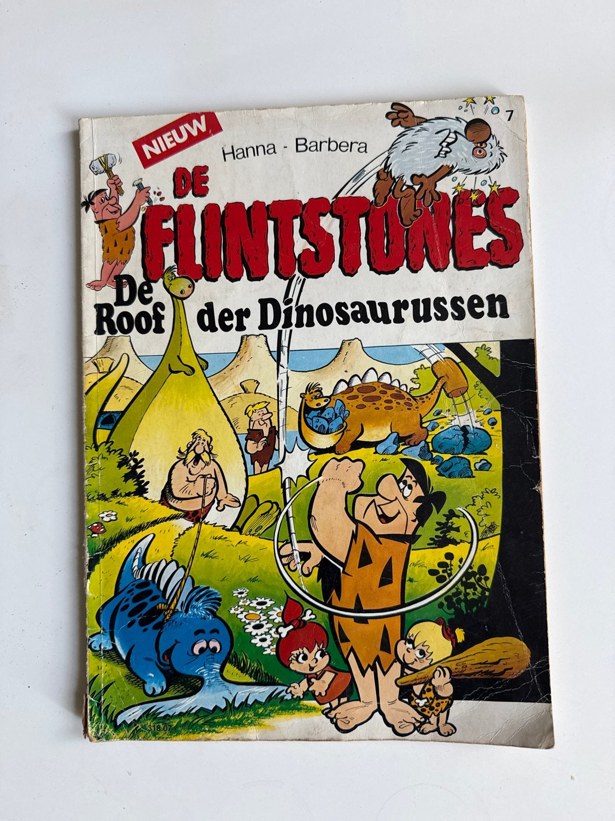 De Flintstones: De Roof der Dinosaurussen - Hanna-Barbera, Boeken, Eén stripboek, Ophalen, Gelezen