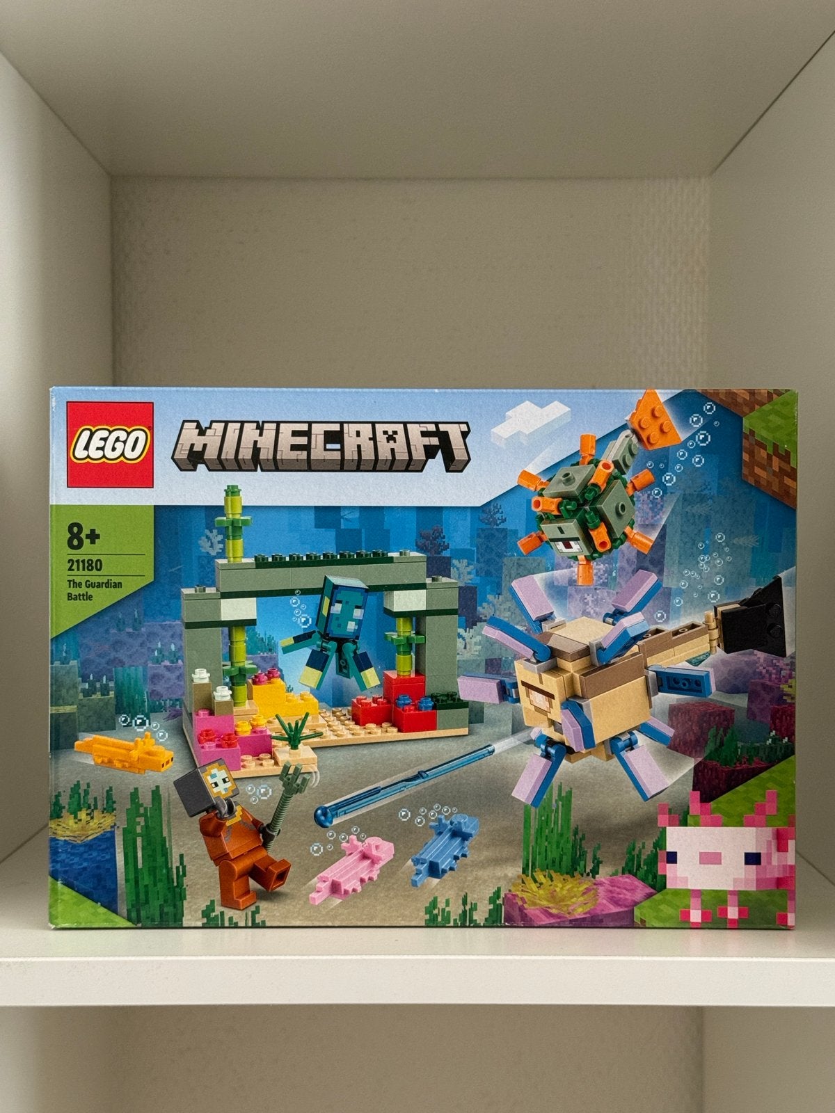 LEGO Minecraft De Bewakersstrijd 21180 (Nieuw in Doos), Minecraft, Lego, Nieuw, Ophalen of Verzenden
