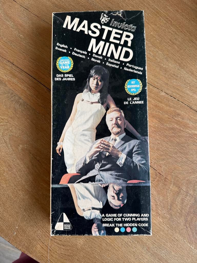Mastermind Invicta bordspel uit 1972 - Het Bekroonde Spel, Ophalen of Verzenden, Zo goed als nieuw