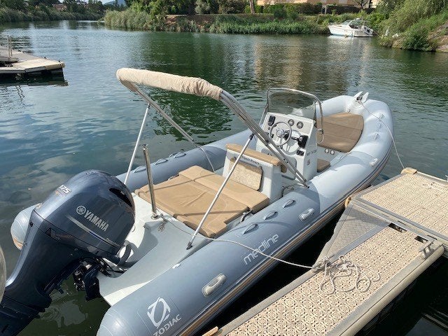 Zodiac Medline 660 met Yamaha 175 pk & Pega PG2 2700 trailer, Watersport en Boten, Ophalen, Gebruikt, Yamaha, 2 m