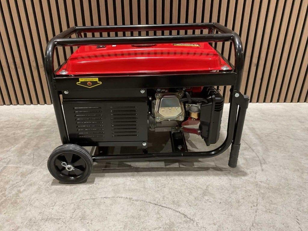Aggregaat Huttenberg H8500W Electrische start en wielen ‼️, Doe-het-zelf en Verbouw, Ophalen, Elektrisch startend, Benzine, Nieuw