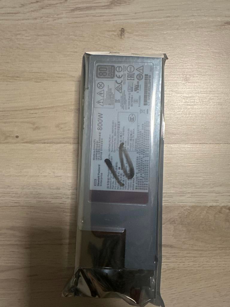 HPE 800W Voeding - Server Power Supply, Ophalen of Verzenden, Gebruikt