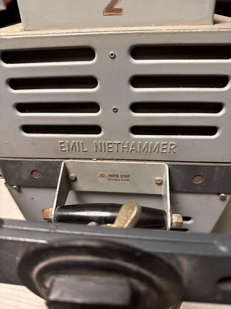 Vintage Emil Niethammer HPS200 Theater Spot, Ophalen, Gebruikt, Licht