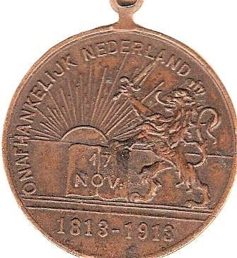 ONAFHANKELIJK  NEDERLAND  7 NOV   1813 - 1913, Postzegels en Munten, Ophalen of Verzenden, Overige materialen