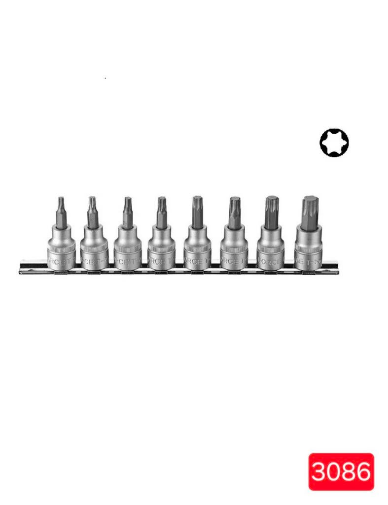 Torx bitdoppen 3/8" 8-delig.

Merk Force.

8-Delige torx bit, Auto diversen, Autogereedschap, Ophalen of Verzenden