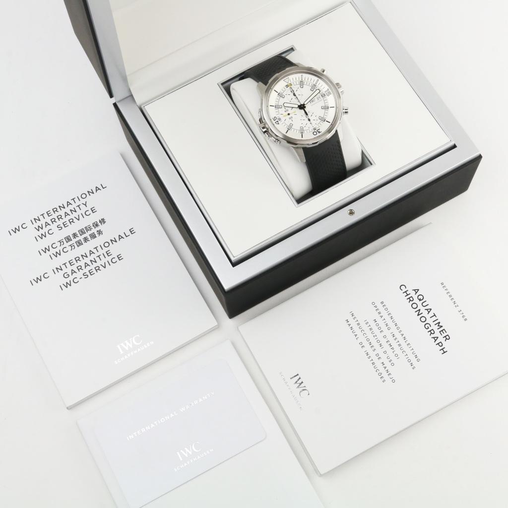IWC Aquatimer Chronograph 44 (Goed/ 2015), Sieraden, Tassen en Uiterlijk, Horloges | Heren, Overige merken, Gebruikt, Staal, Polshorloge