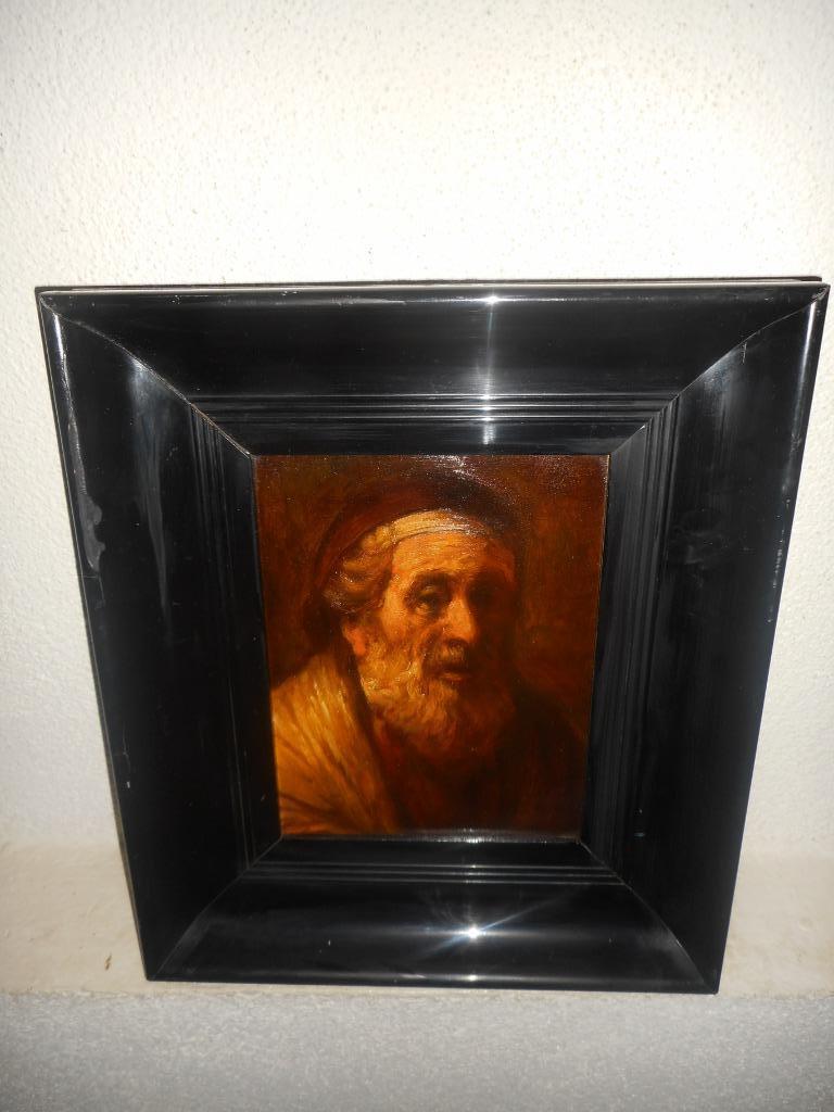 Johannes Theuns, ( 1877- 1961 ), Portret Rembrandt ., Antiek en Kunst, Kunst | Schilderijen | Klassiek, Ophalen of Verzenden