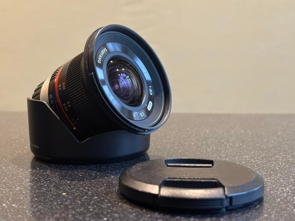 Samyang 12mm f2.0. Fuji mount, Audio, Tv en Foto, Fotografie | Lenzen en Objectieven, Ophalen of Verzenden, Zo goed als nieuw