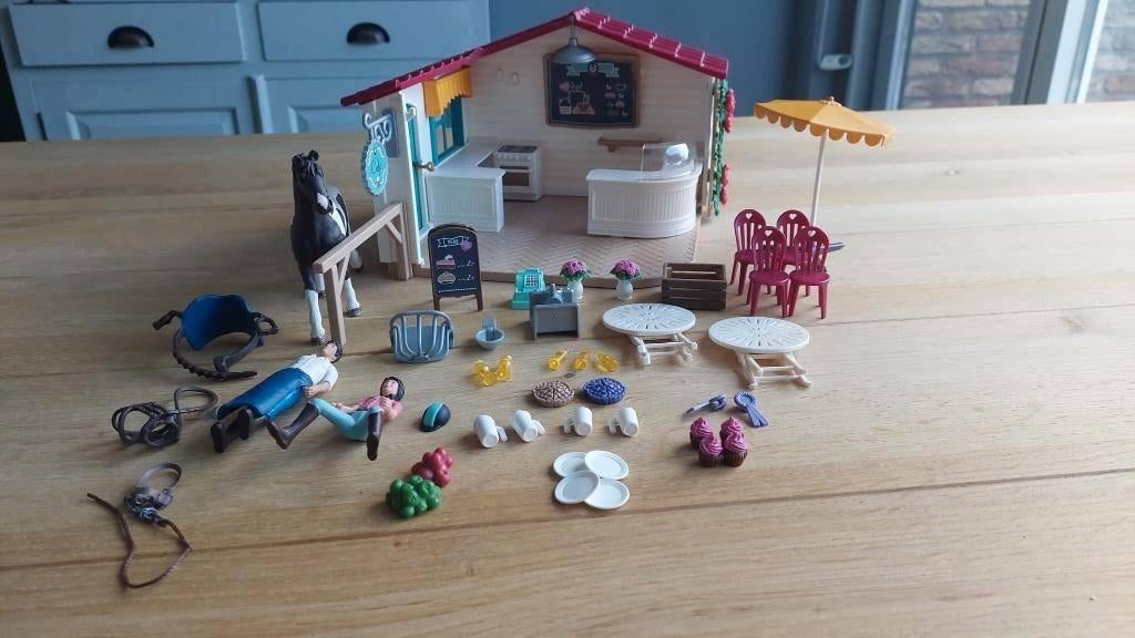 Schleich Ruiterscafe _ Horse Club 42592, Ophalen, Zo goed als nieuw, Jongen of Meisje